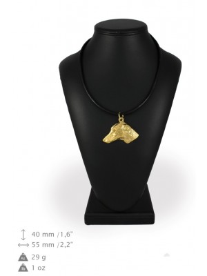 Azawakh - necklace (gold plating) - 3077 - 31715
