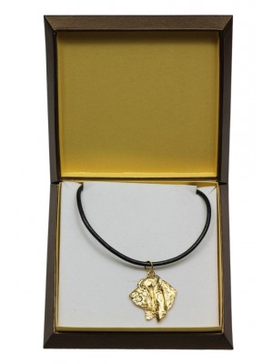 Basset Hound - necklace (gold plating) - 3026 - 31662