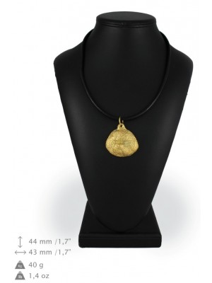 Bichon Frise - necklace (gold plating) - 1597 - 25577