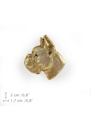 Boxer - pin (gold) - 1558 - 7538