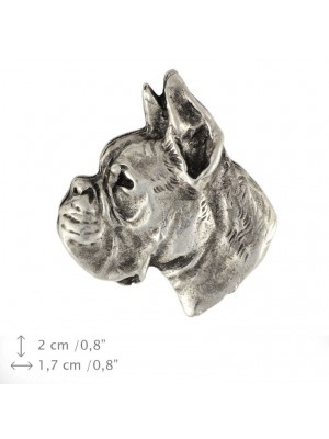 Boxer - pin (silver plate) - 449 - 25887