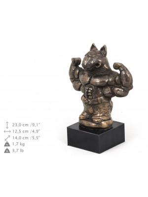 Bull Terrier - figurine (bronze) - 653 - 9424