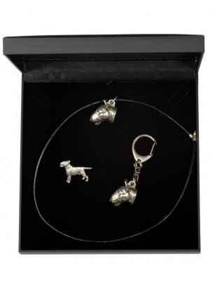 Bull Terrier - keyring (silver plate) - 1920 - 14136