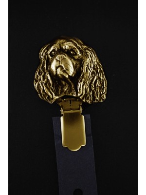Cavalier King Charles Spaniel - clip (gold plating) - 1034 - 4543