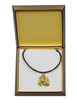 Cavalier King Charles Spaniel - necklace (gold plating) - 2497 - 27656