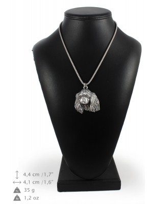 Cavalier King Charles Spaniel - necklace (silver cord) - 3259 - 33421