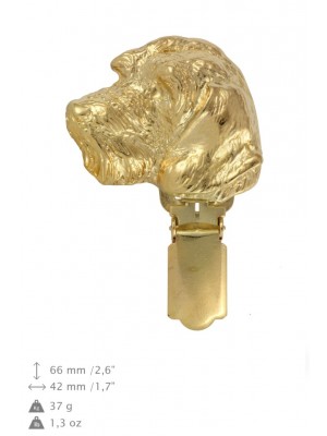 Dachshund - clip (gold plating) - 1014 - 26580