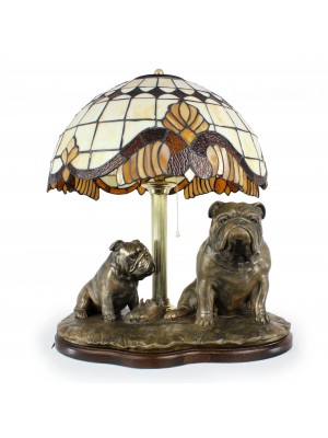 English Bulldog - lamp (bronze) - 659 - 7617