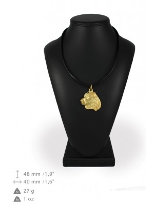 English Springer Spaniel - necklace (gold plating) - 966 - 31298