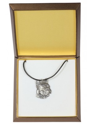 French Bulldog - necklace (silver plate) - 2940 - 31084