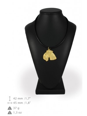 Lakeland Terrier - necklace (gold plating) - 1718 - 31390