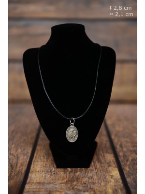 Neapolitan Mastiff - necklace (silver plate) - 3395 - 34756