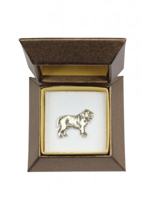 Neapolitan Mastiff - pin (silver plate) - 2657 - 28939