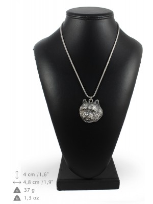 Norwich Terrier - necklace (silver chain) - 3371 - 34633
