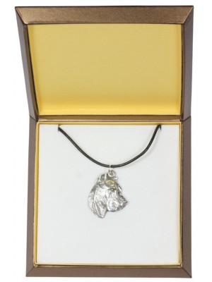 Perro de Presa Canario - necklace (silver plate) - 2971 - 31114