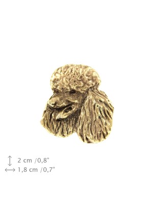 Poodle - pin (gold plating) - 1058 - 7729