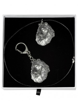 Rough Collie - keyring (silver plate) - 2026 - 16615