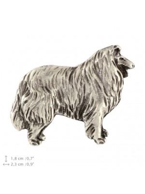 Rough Collie - pin (silver plate) - 2372 - 26085