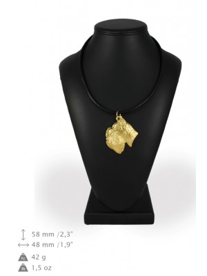 Schnauzer - necklace (gold plating) - 905 - 31209