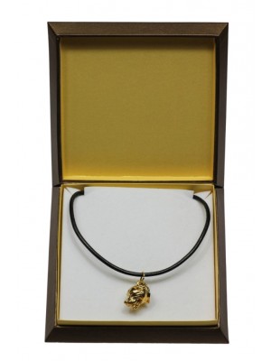 Staffordshire Bull Terrier - necklace (gold plating) - 3044 - 31680