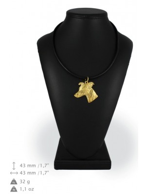 Whippet - necklace (gold plating) - 922 - 25359