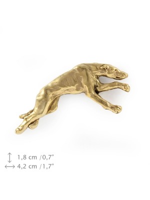 Whippet - pin (gold) - 1566 - 7573