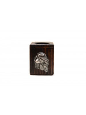 Afghan Hound - candlestick (wood) - 3938