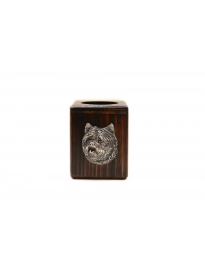 Cairn Terrier - candlestick (wood) - 3947