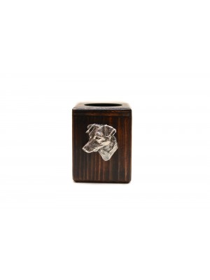 Jack Russel Terrier - candlestick (wood) - 3966