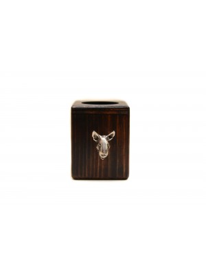 Bull Terrier - candlestick (wood) - 3892
