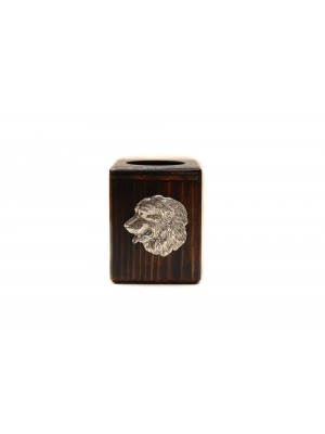 Bernese Mountain Dog - candlestick (wood) - 3904