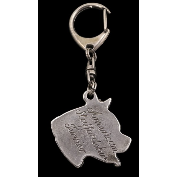 American Staffordshire Terrier - keyring (silver plate) - 32 - 212