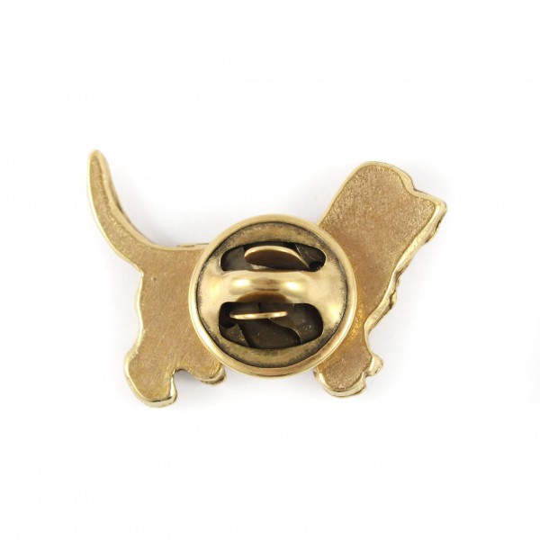 Basset Hound - pin (gold plating) - 1057 - 7733
