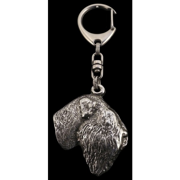 Black Russian Terrier - keyring (silver plate) - 90 - 502
