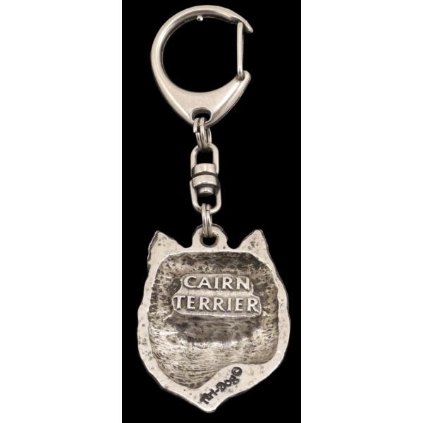 Cairn Terrier - keyring (silver plate) - 118 - 611