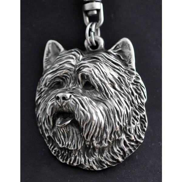 Cairn Terrier - keyring (silver plate) - 75 - 431