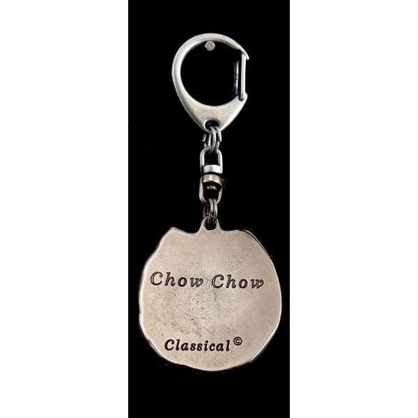 Chow Chow - keyring (silver plate) - 24 - 9229