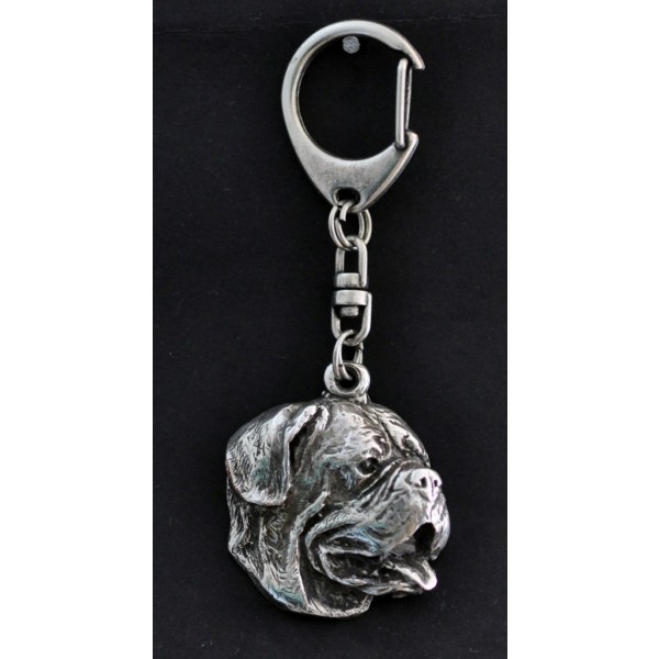 Dog de Bordeaux - keyring (silver plate) - 55 - 332