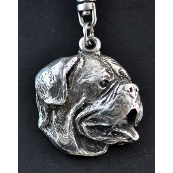 Dog de Bordeaux - keyring (silver plate) - 55 - 333