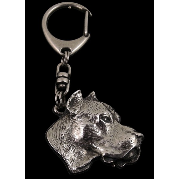 Dogo Argentino - keyring (silver plate) - 30 - 195