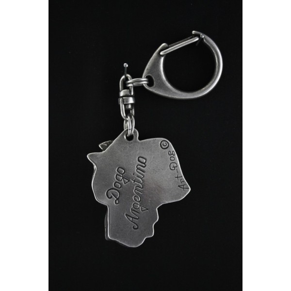 Dogo Argentino - keyring (silver plate) - 30 - 197