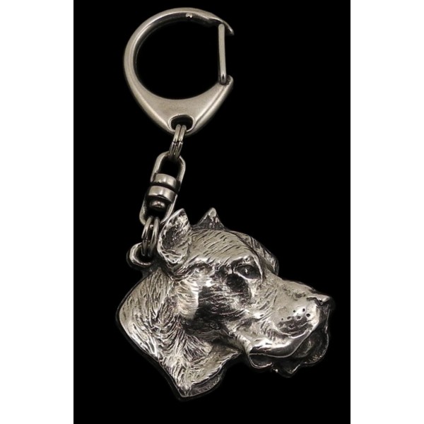 Dogo Argentino - keyring (silver plate) - 30 - 198