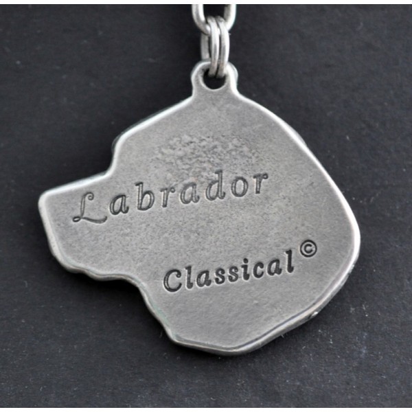Labrador Retriever - keyring (silver plate) - 66 - 390