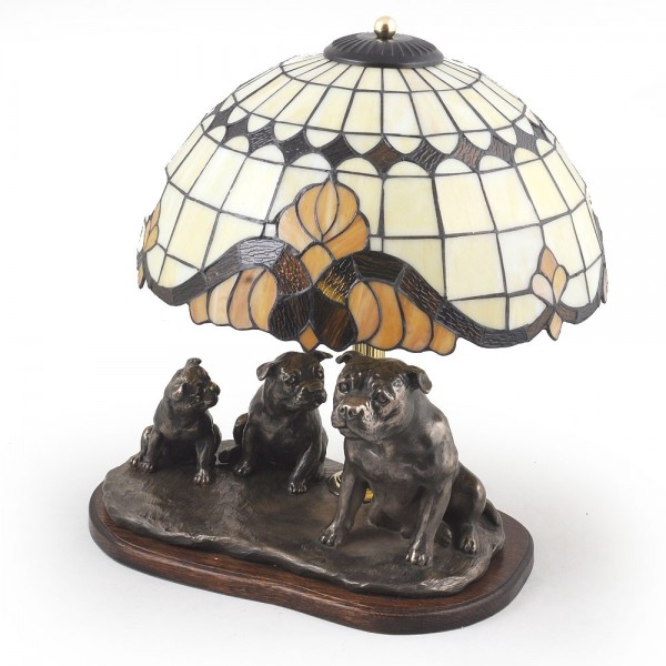 Staffordshire Bull Terrier - lamp (bronze) - 17 - 3172