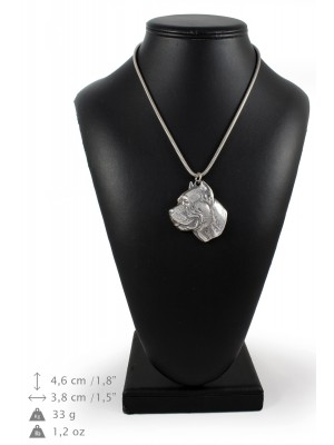 Cane Corso - necklace (silver cord) - 3139 - 32947