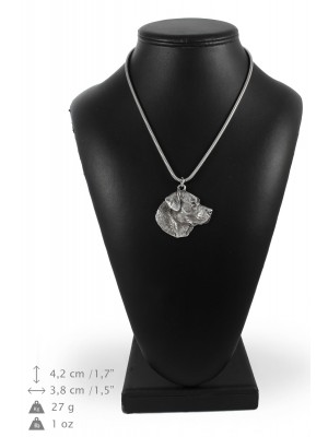 Labrador Retriever - necklace (silver cord) - 3191 - 33196