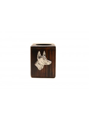 Pharaoh Hound - candlestick (wood) - 3965