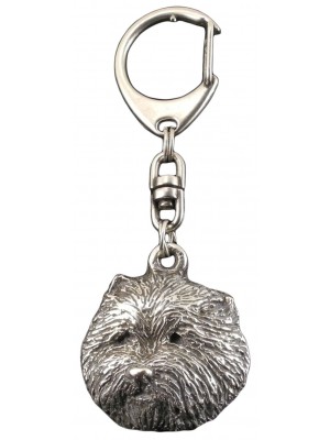 West Highland White Terrier - keyring (silver plate) - 72