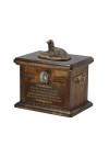 Afghan Hound - exclusive big urn with statue