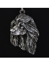 Afghan Hound - necklace (silver plate) - 2946 - 30762